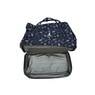 Personalized 3-Piece Weekender Travel Bag Set, Navy Floral, large