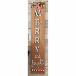 Merry and Bright Sign, , large