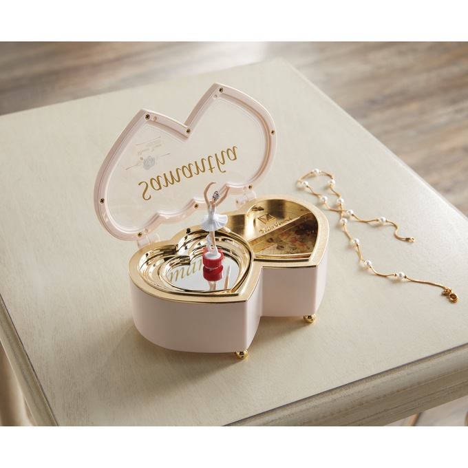 Double Heart Dancer Music Box, , large