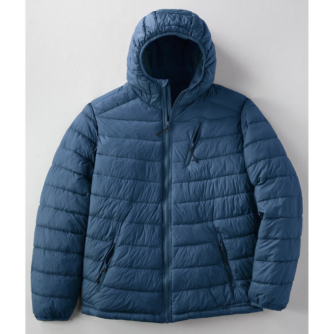Navy lightweight puffer jacket cheap
