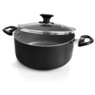 Ginny's 22-Piece Ceramic Cookware Set, Black, large