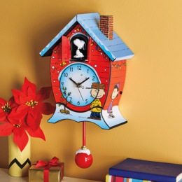 Peanuts Holiday Cuckoo Clock, , large