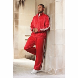 Casual 2-Piece Men's Active Set with Side Stripe Accents, , large