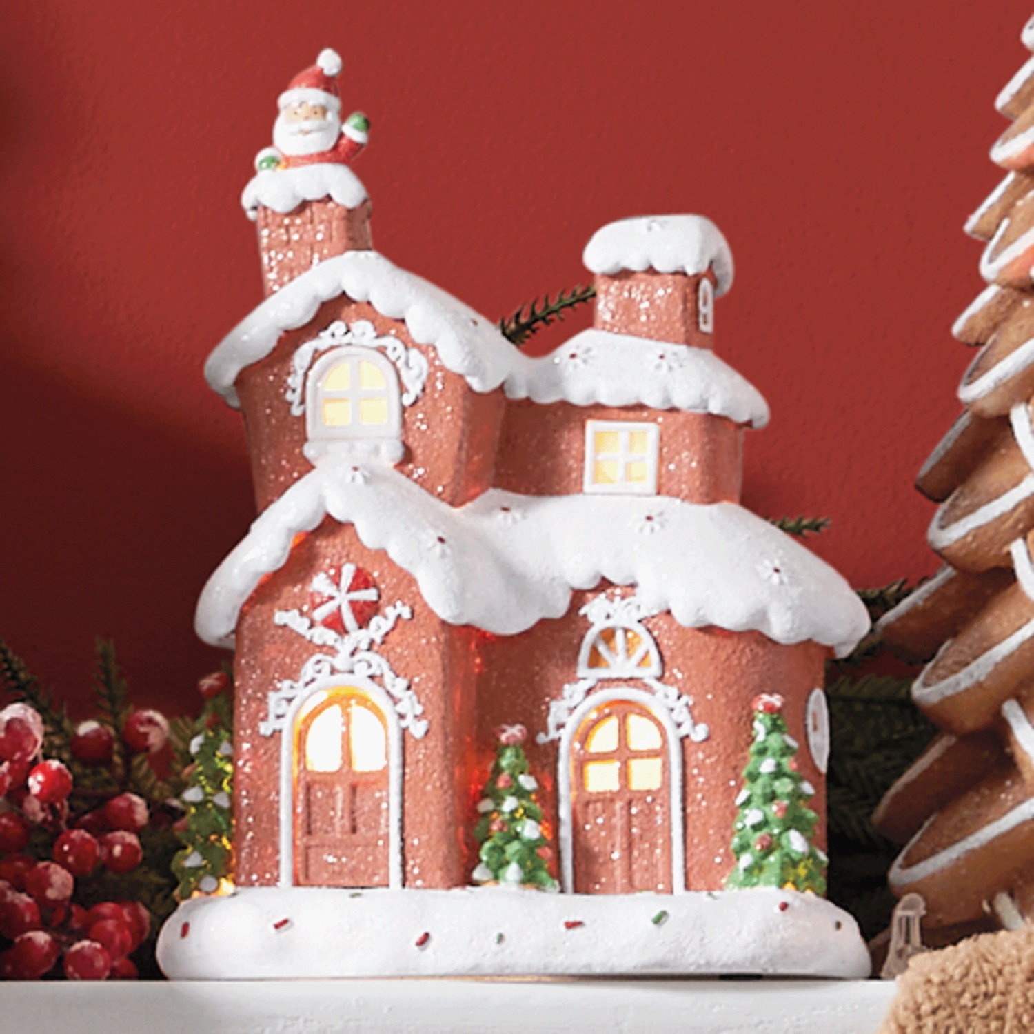 Santa's Gingerbread House | Swiss Colony