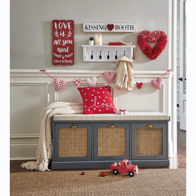 Valentine Hearts Garland, , large