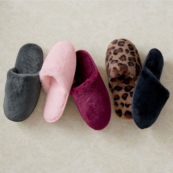 Oh so fluffy slippers hot sale