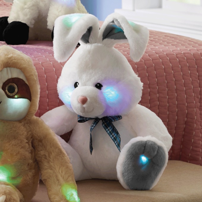 Plush Stuffed Animal with Music Light Swiss Colony