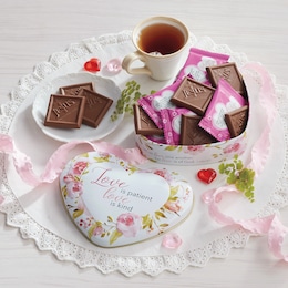 Scripture Chocolates Heart Tin, , large