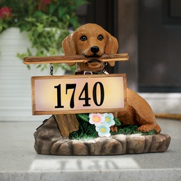 Solar House Number Dog, , large