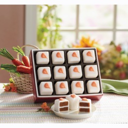 12 Carrot Cake Petits Fours, , large