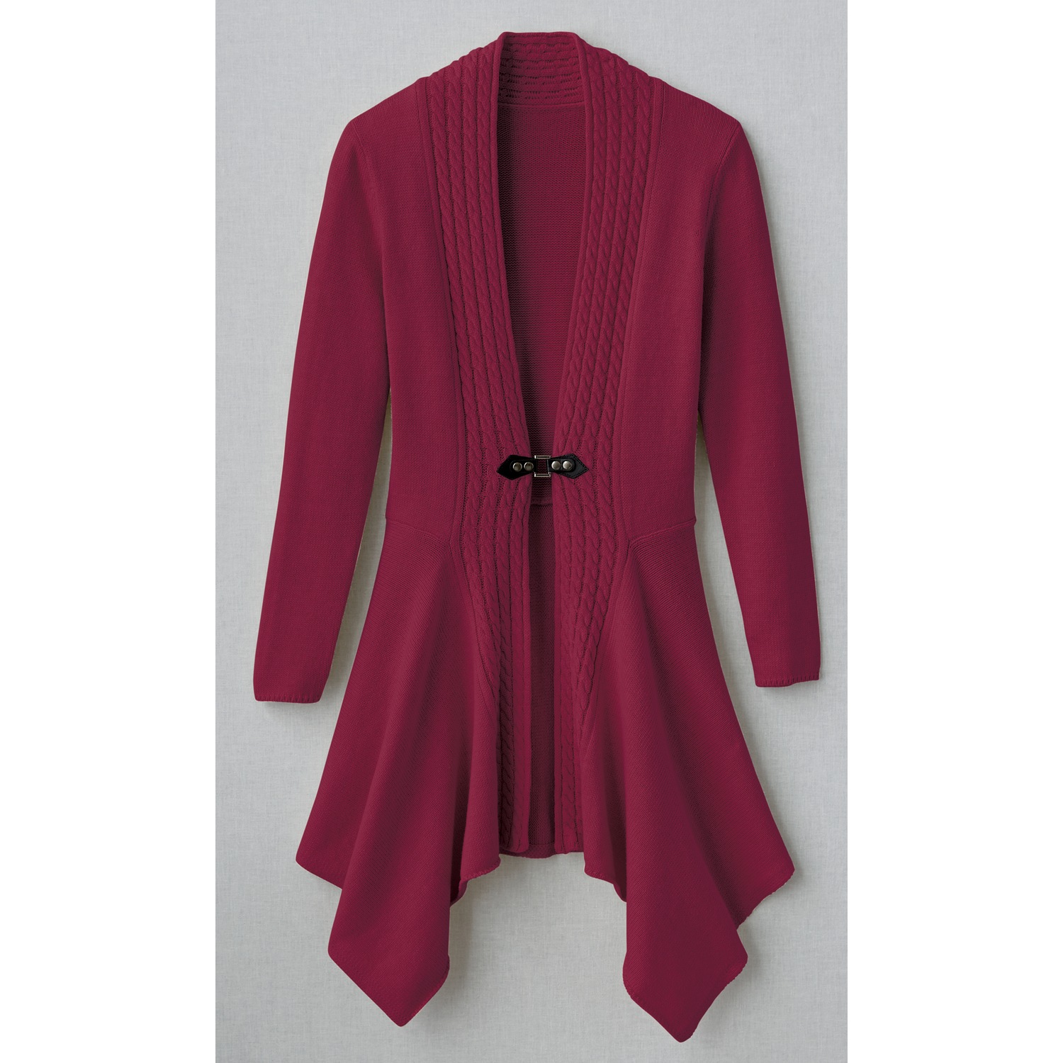 Buckle cardigan top