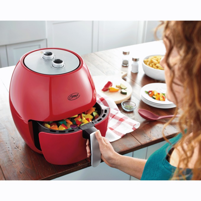 Ginny&rsquo;s 8-Quart Air Fryer, Delicious Red, large