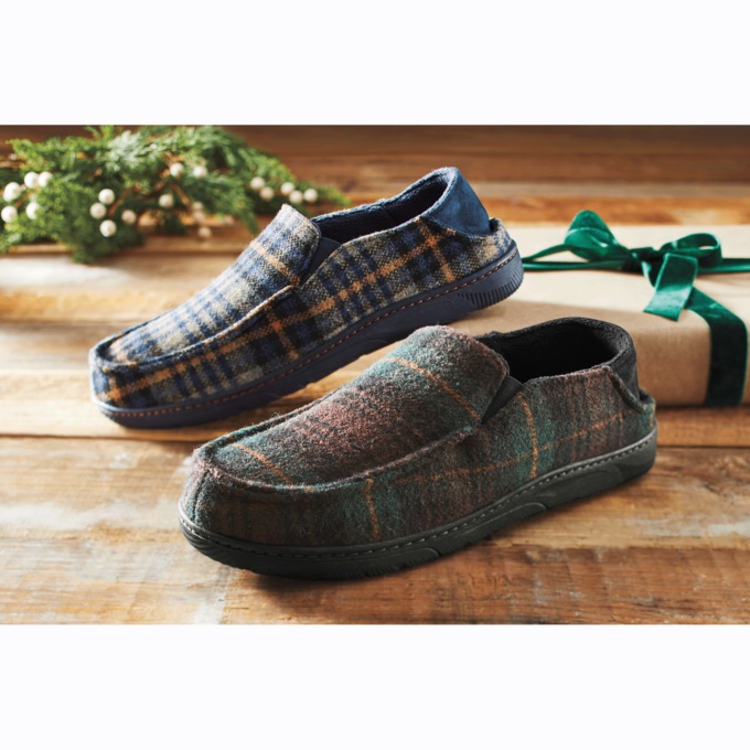 MUK LUKS Owen Plaid Slipper, , large