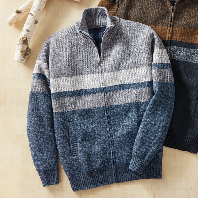Fleece lined sweater shop