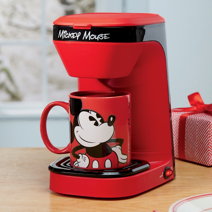 Mickey Mouse Personal Coffee Maker Swiss Colony