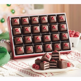 Chocolate Raspberry Petits Fours, , large