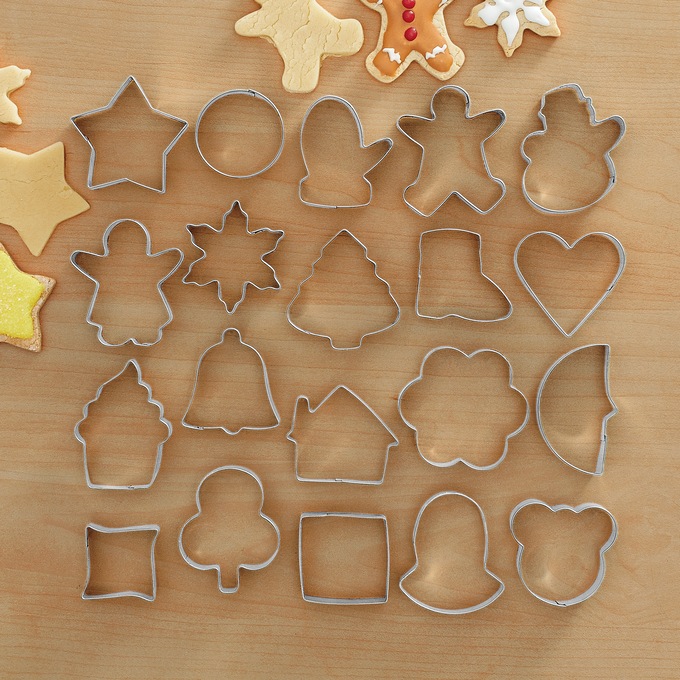 20-Piece Assorted Cookie Cutter Set, , large
