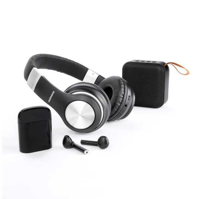 Magnavox Headphone/Speaker/Earbud Bundle, , large