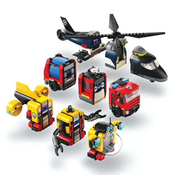 LEGO City Helicopter, Fire Truck & Submarine Remix, , large