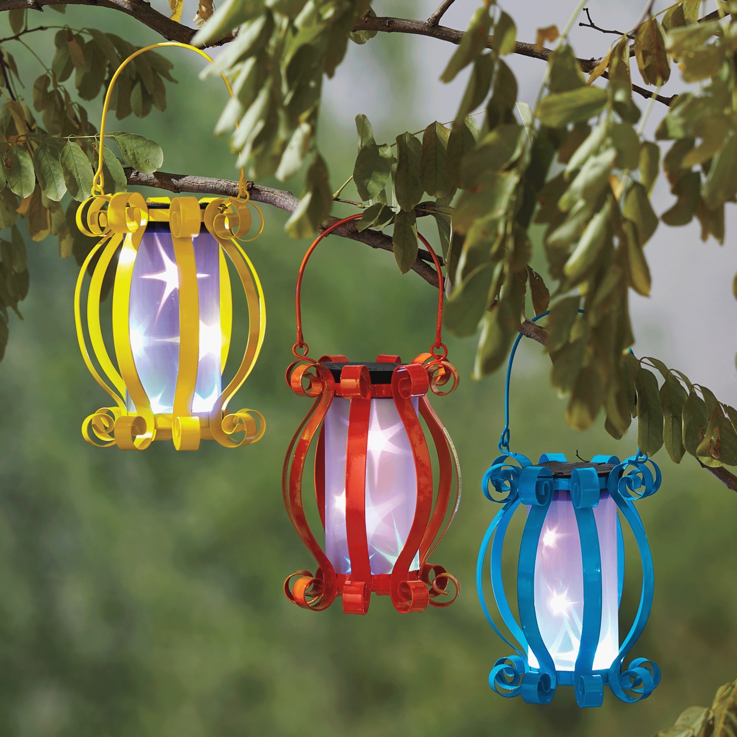 Whimsical Metal Solar Lantern | Swiss Colony