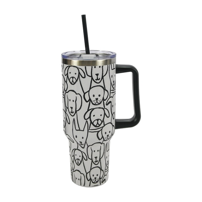 Boston Warehouse 40-oz. Stainless Steel Tumbler, , large