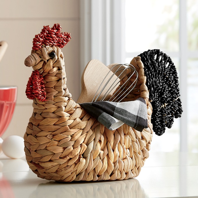 Rooster Basket, , large