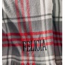 Plaid Fringed Throw, , large