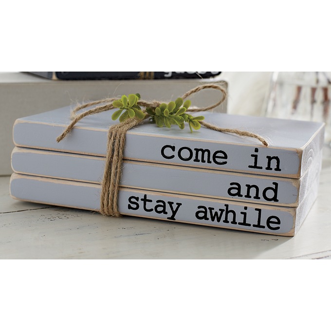Stay Awhile Book D&eacute;cor, , large