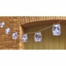 Set of 10 Solar Mason Jar String Lights, Clear, large