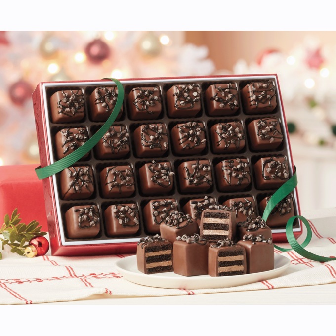Triple Chocolate Petits Fours, , large