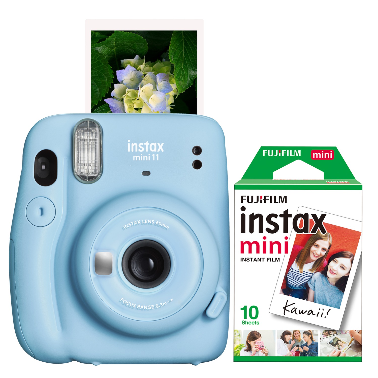 Fuji Instax Mini 11 Camera 60-Pack of Instant Film Swiss Colony