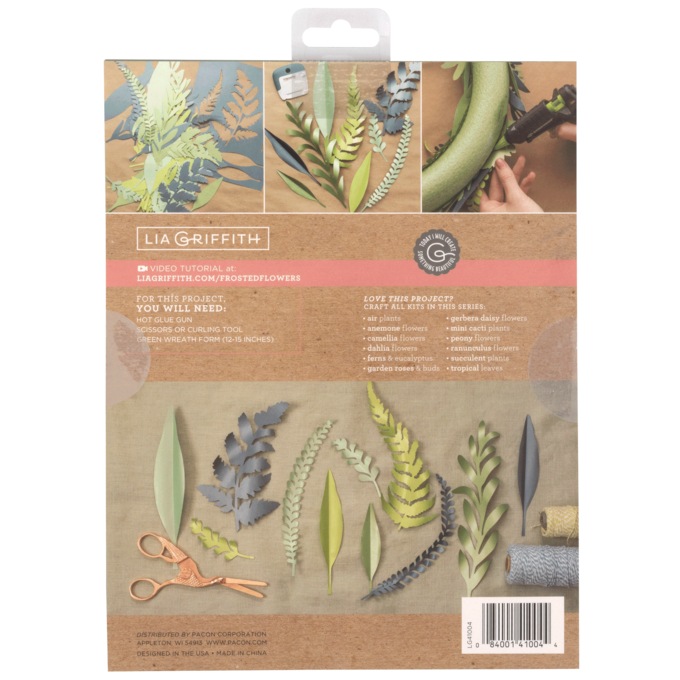 Lia Griffith Frosted-Paper Greenery Kits, , large