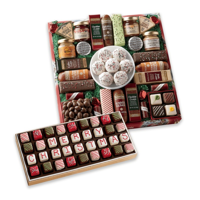 27 Favorites & 36 Merry Christmas Petits Fours Food Gift Bundle by The Swiss Colony, , large