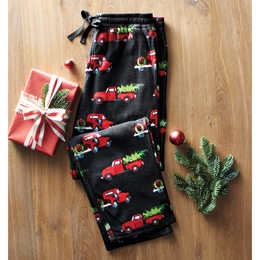 Men&rsquo;s Christmas Fleece PJ Bottom, , large