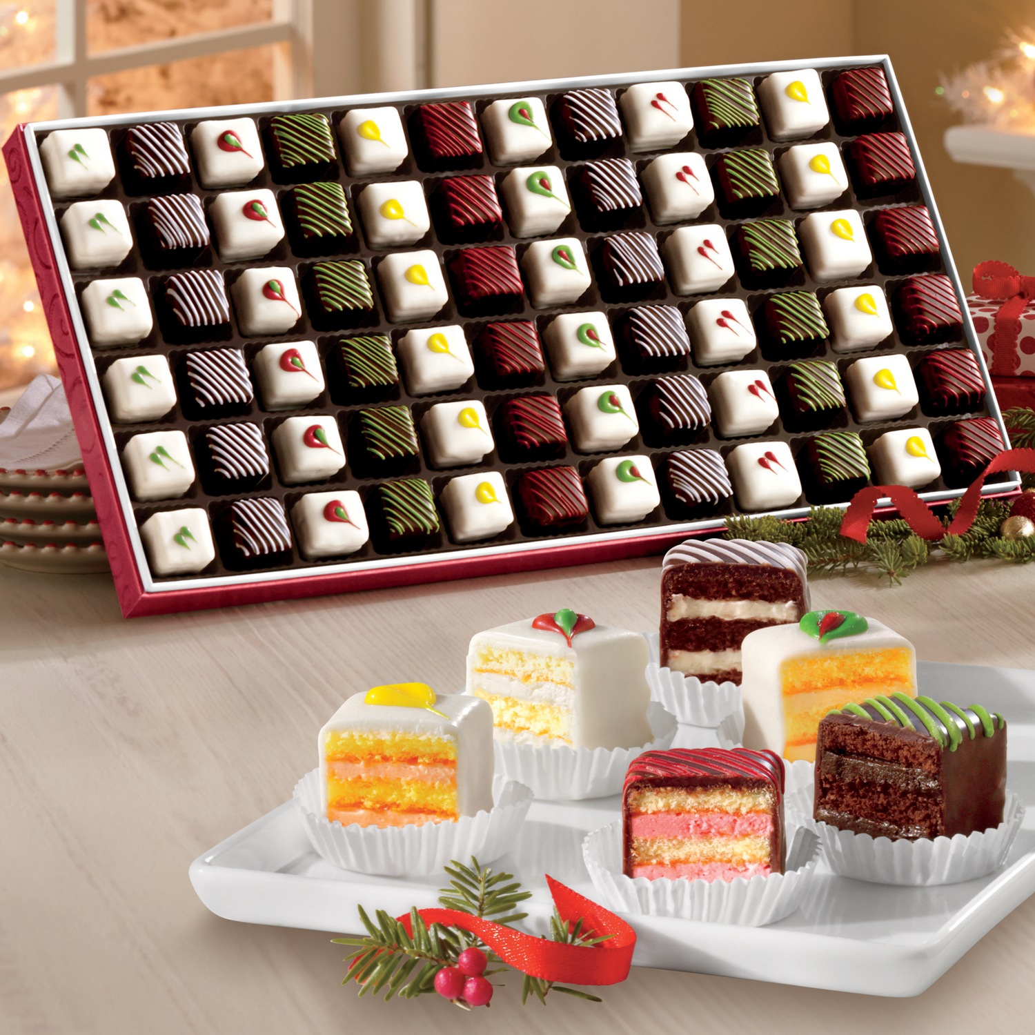 Christmas Petit Fours Swiss Colony