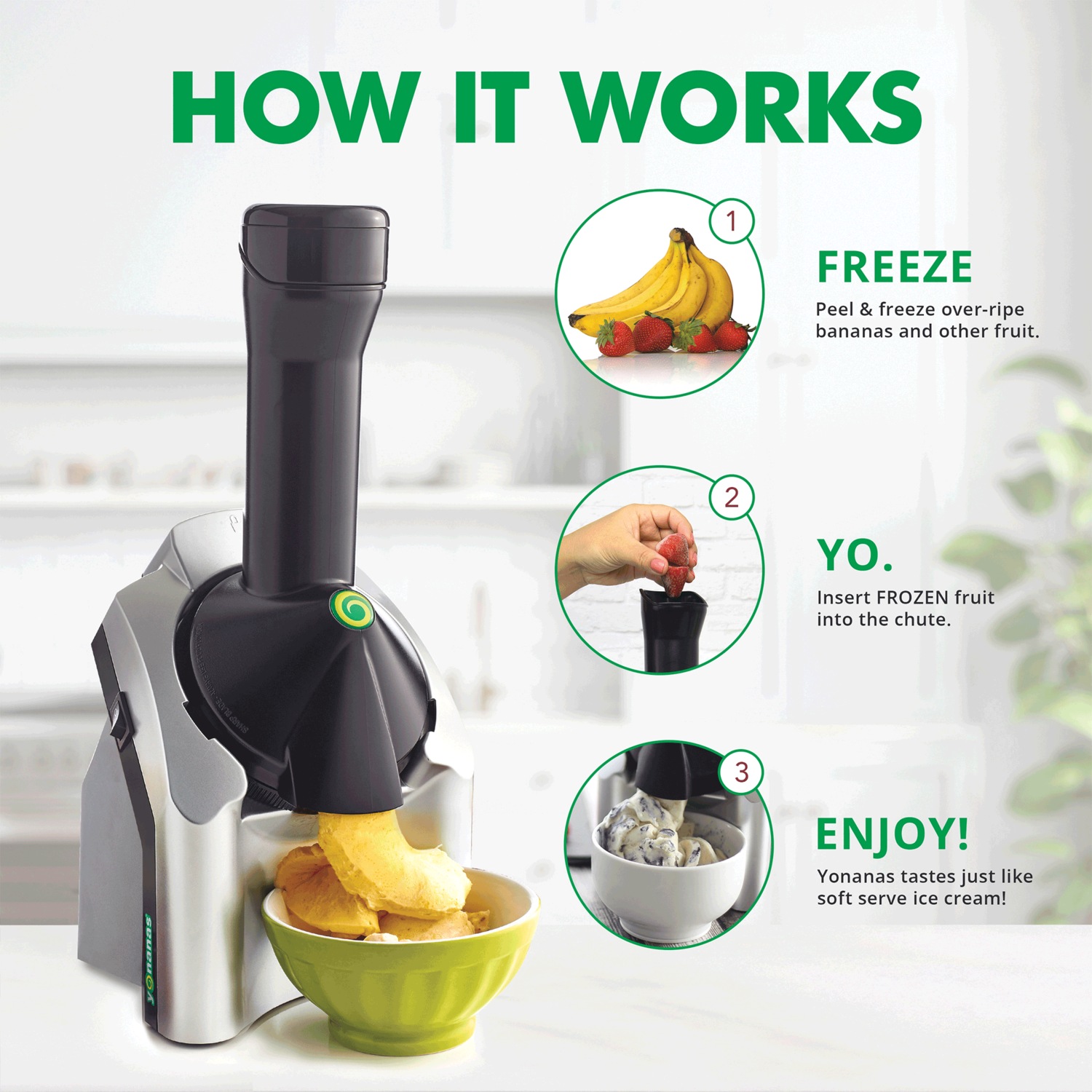 Yonanas Classic Dessert Maker Swiss Colony