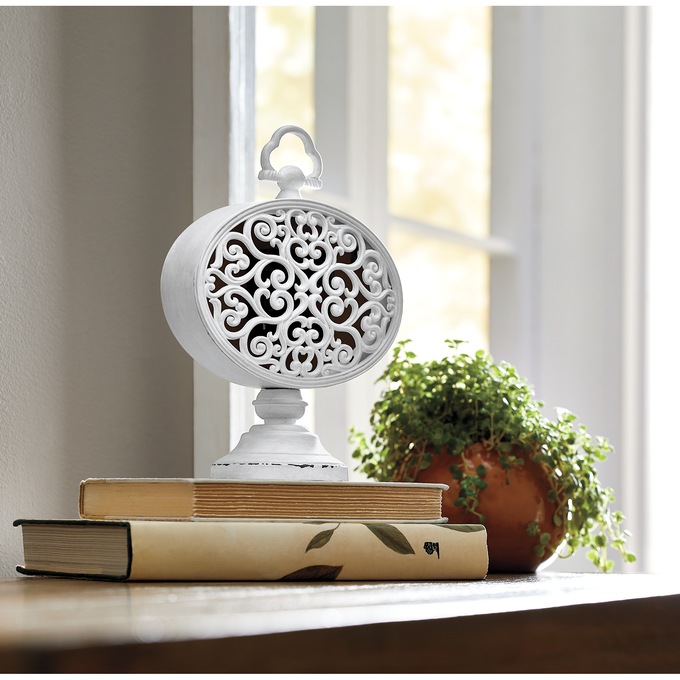 Pedestal Scroll Table Clock, , large