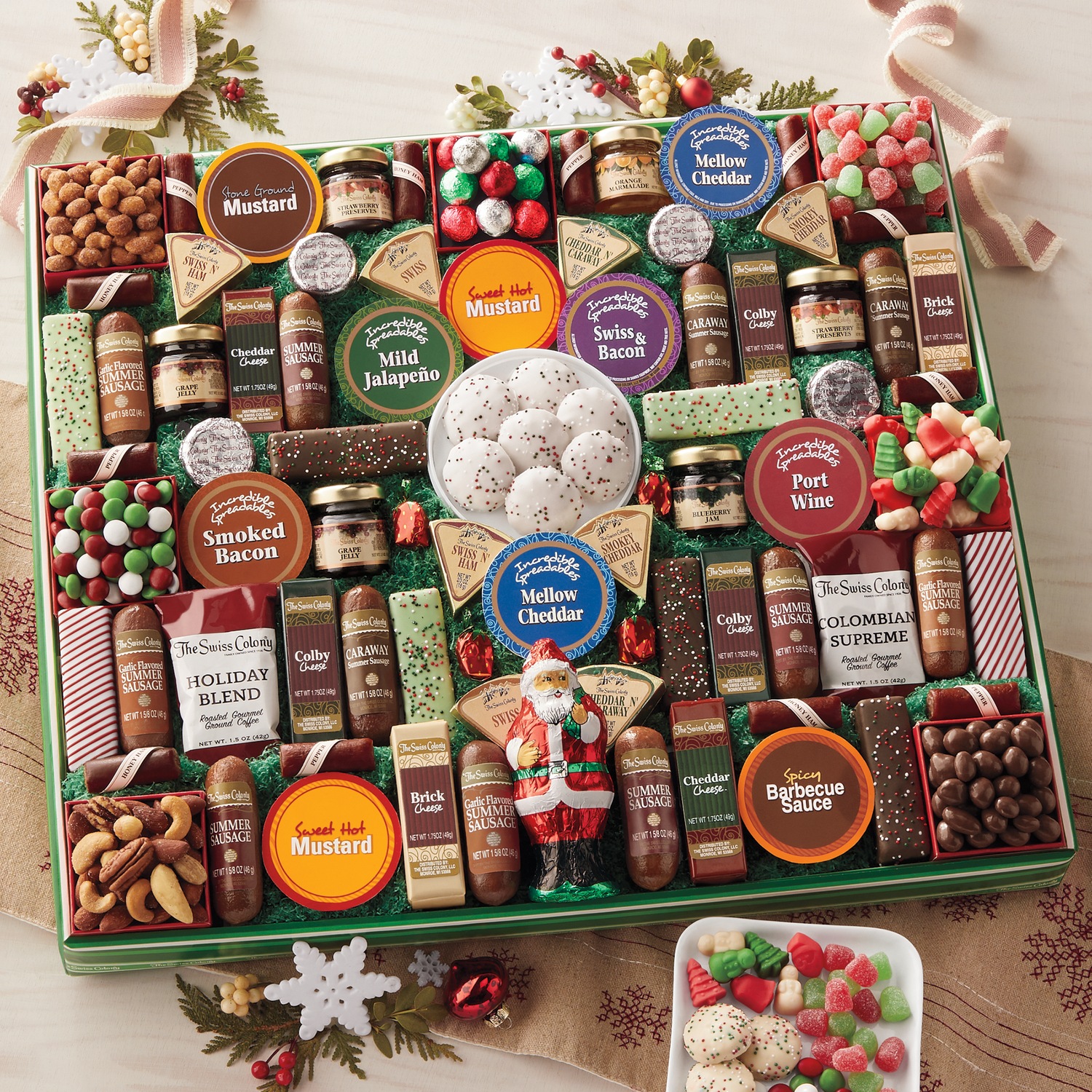 クリスマスセット Santa's 77 Favorites | Swiss Colony