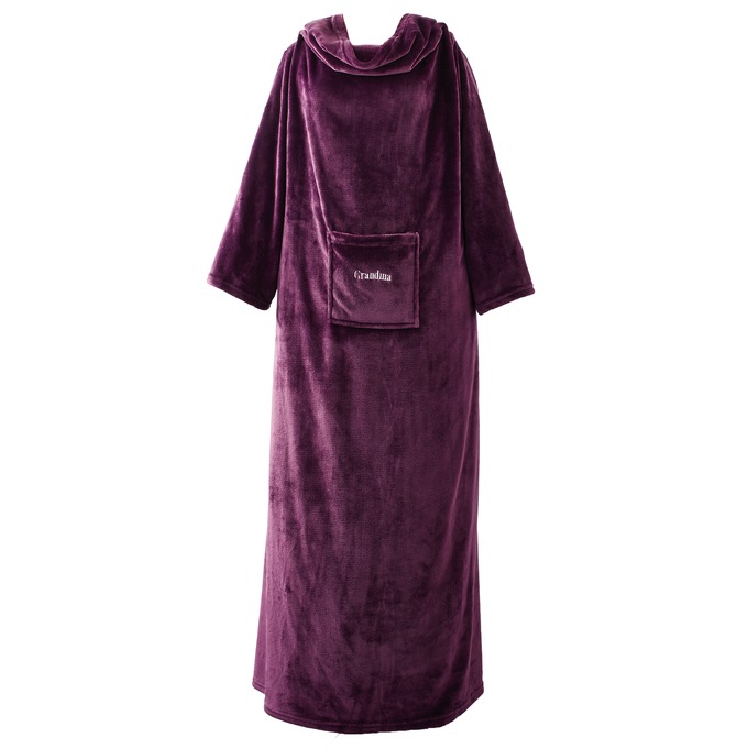 Plush Sleeved Throw, , large