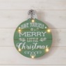 Merry Little Christmas Ornament Wall Art, , large