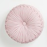 Round Gingham Pillow, , large