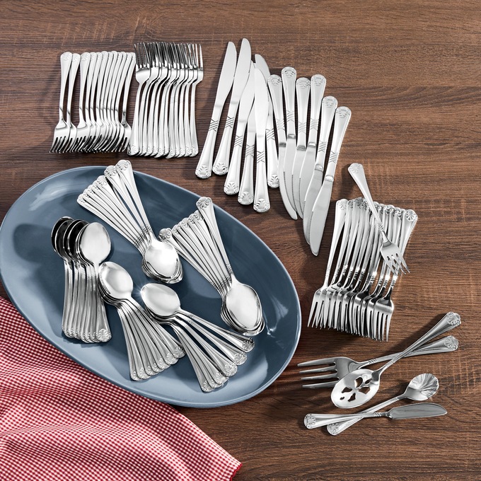 90-Piece Flatware Set, , large