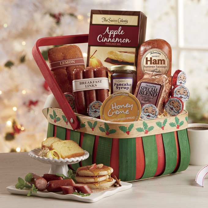 Holly Breakfast Basket, , large