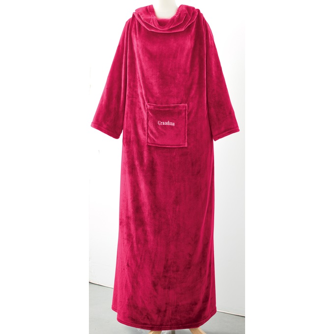 Plush Sleeved Throw, , large