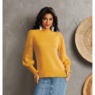 Nora Textured Sleeve Sweater, , large