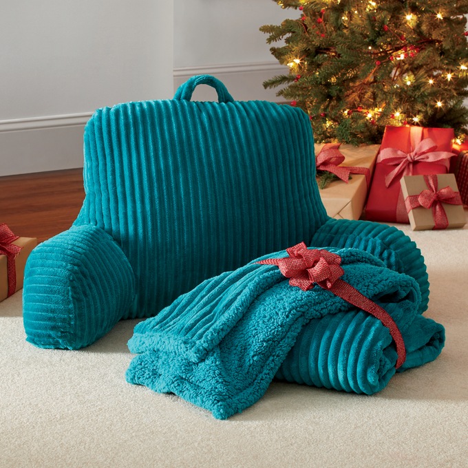 Lounging Pillow & Throw Set, , large