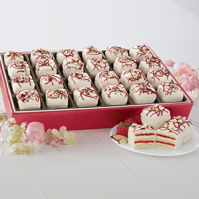 Almond-Raspberry Petits Fours, , large