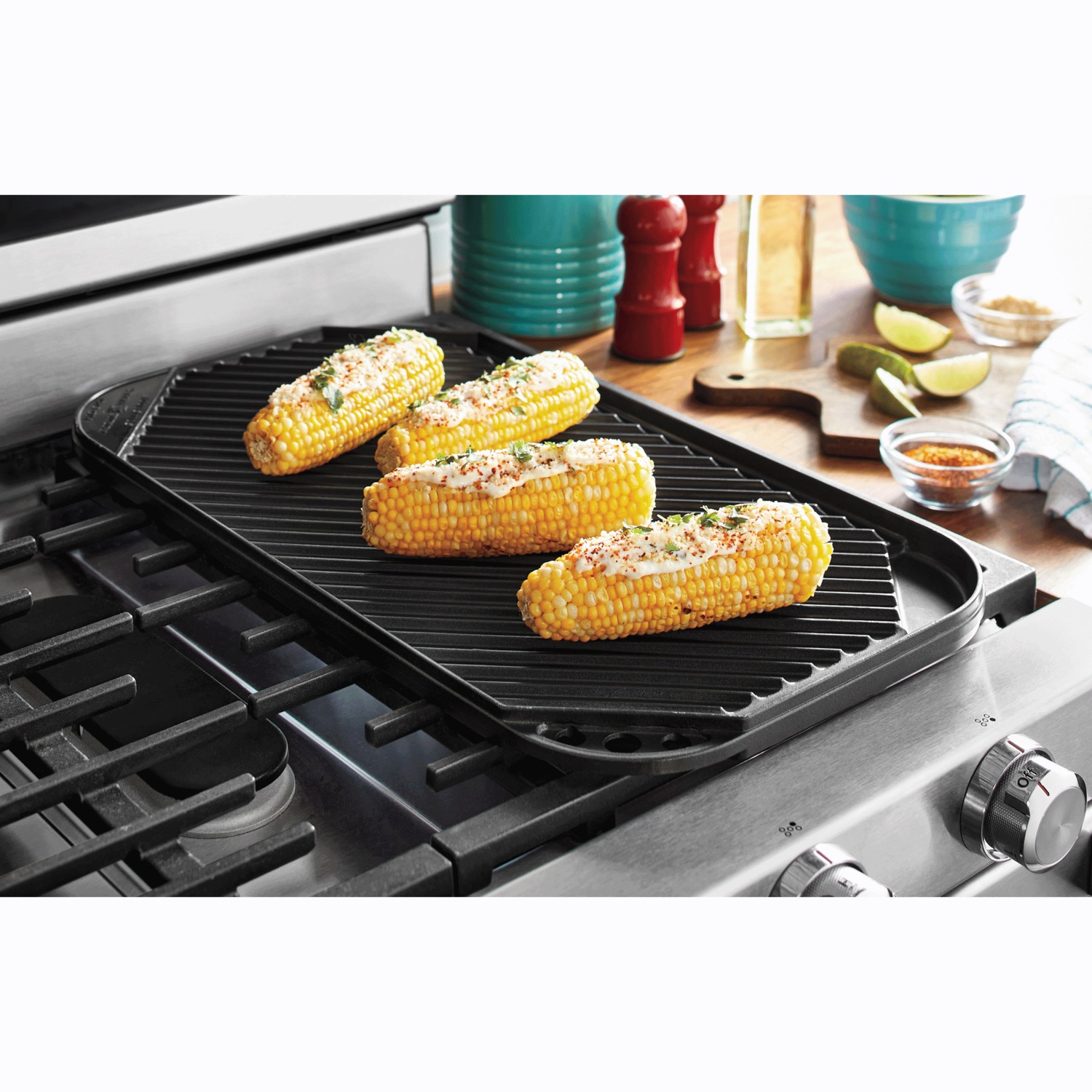 Nordic Ware 2-Burner Reversible Griddle | Swiss Colony
