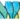 Bright Stained Glass Flower Window Hanging, Teal, swatch