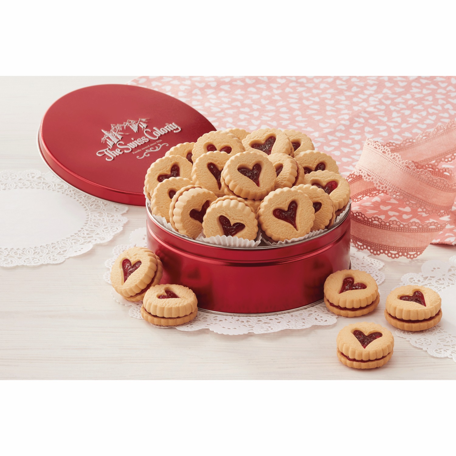 Cherry Heart Cookies | Swiss Colony